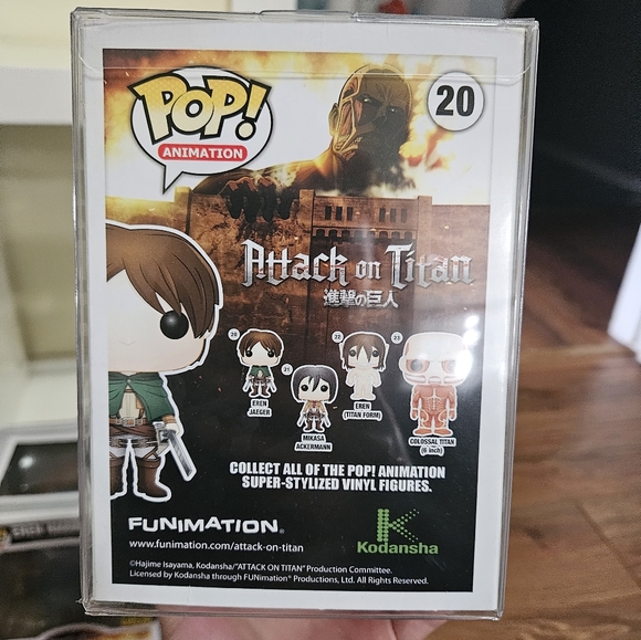 Eren Jaeger Funko Pop - Picture 4 of 6
